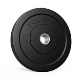 ToughFit Black Olympic Weight Plates Bumper Plates Set RitFit 45LBS Single 